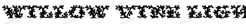 Willow Vine Light字体转换